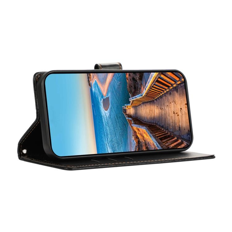 For vivo Y39 5G PU Genuine Leather Texture Embossed Line Phone Case