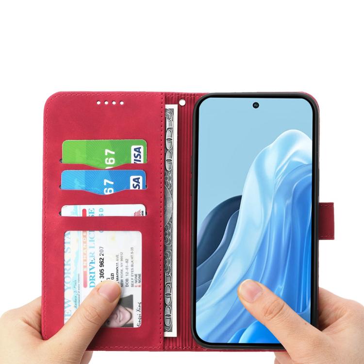 For vivo V50 Dierfeng Dream Line TPU Hybrid PU Leather Phone Case
