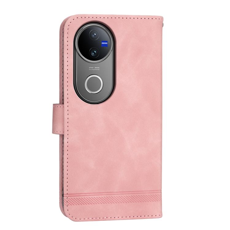 For vivo V50 Dierfeng Dream Line TPU Hybrid PU Leather Phone Case