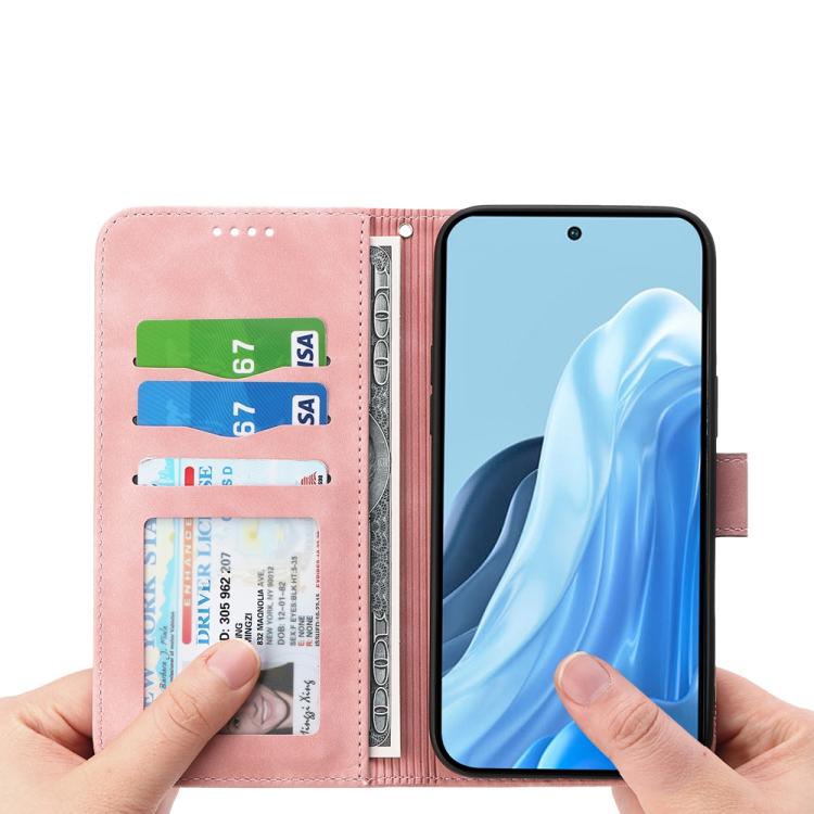 For vivo V50 Dierfeng Dream Line TPU Hybrid PU Leather Phone Case
