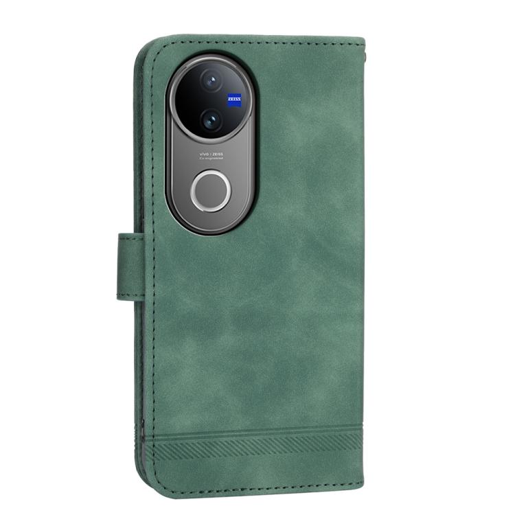 For vivo V50 Dierfeng Dream Line TPU Hybrid PU Leather Phone Case
