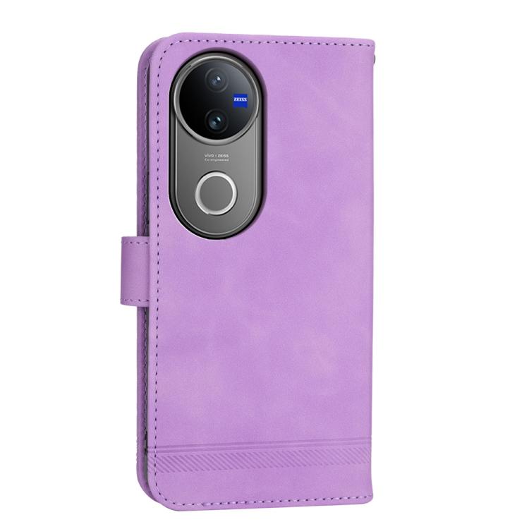 For vivo V50 Dierfeng Dream Line TPU Hybrid PU Leather Phone Case