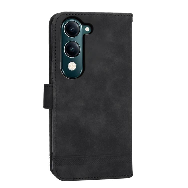 For vivo Y29s 5G / Y04 4G Dierfeng Dream Line TPU Hybrid PU Leather Phone Case
