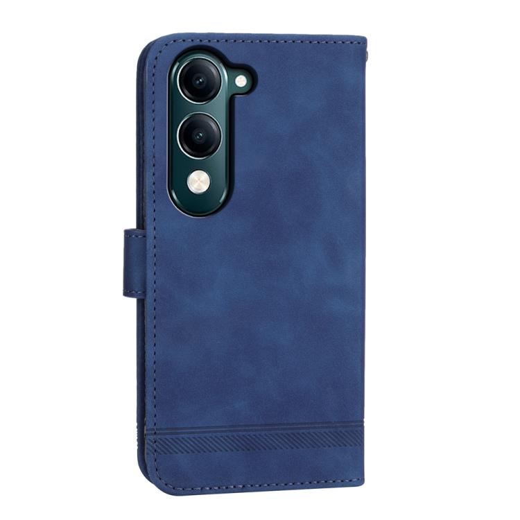 For vivo Y29s 5G / Y04 4G Dierfeng Dream Line TPU Hybrid PU Leather Phone Case