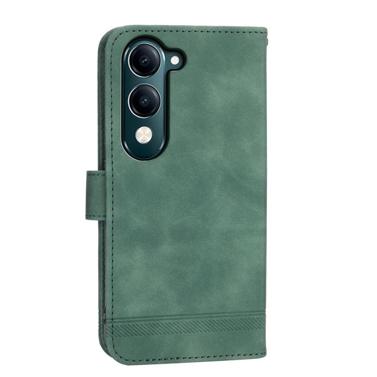 For vivo Y29s 5G / Y04 4G Dierfeng Dream Line TPU Hybrid PU Leather Phone Case