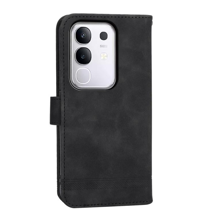 For vivo Y29 4G Dierfeng Dream Line TPU Hybrid PU Leather Phone Case