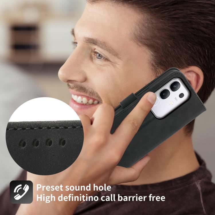 For vivo Y29 4G Dierfeng Dream Line TPU Hybrid PU Leather Phone Case
