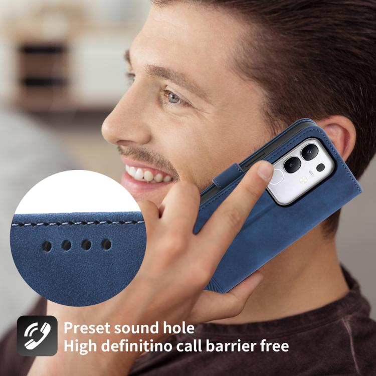 For vivo Y29 4G Dierfeng Dream Line TPU Hybrid PU Leather Phone Case