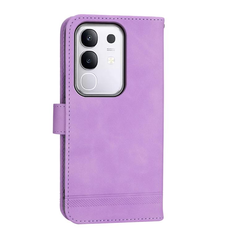 For vivo Y29 4G Dierfeng Dream Line TPU Hybrid PU Leather Phone Case