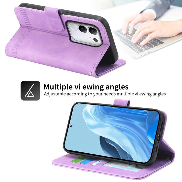 For vivo Y29 4G Dierfeng Dream Line TPU Hybrid PU Leather Phone Case