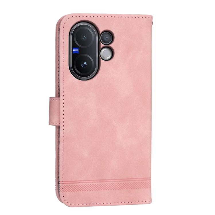 For vivo V60 5G Dierfeng Dream Line TPU Hybrid PU Leather Phone Case