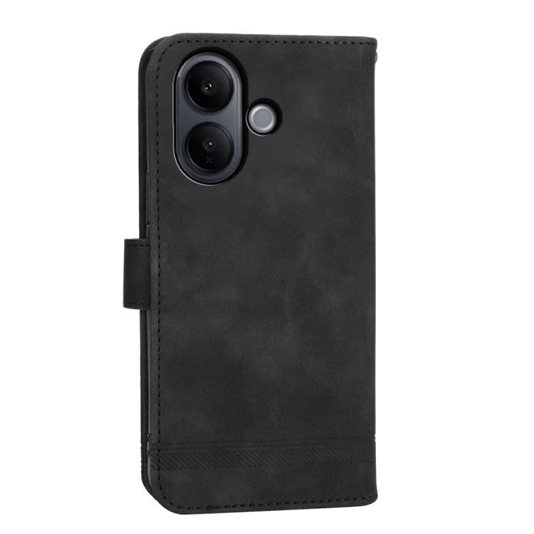 For vivo V60 Lite 5G Dierfeng Dream Line TPU Hybrid PU Leather Phone Case