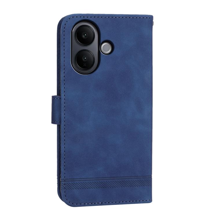For vivo V60 Lite 5G Dierfeng Dream Line TPU Hybrid PU Leather Phone Case