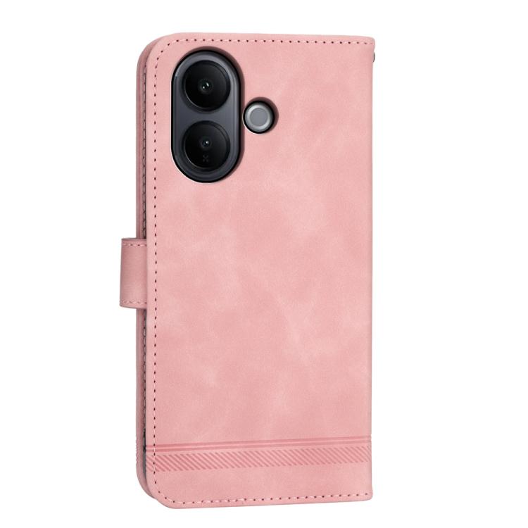 For vivo V60 Lite 5G Dierfeng Dream Line TPU Hybrid PU Leather Phone Case