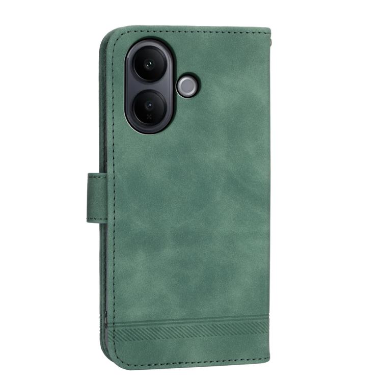 For vivo V60 Lite 5G Dierfeng Dream Line TPU Hybrid PU Leather Phone Case