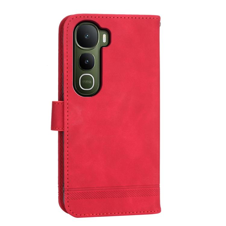 For vivo Y400 5G Dierfeng Dream Line TPU Hybrid PU Leather Phone Case