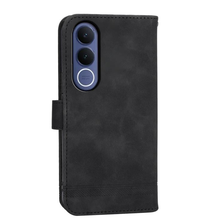 For vivo V70 FE 5G Dierfeng Dream Line TPU Hybrid PU Leather Phone Case