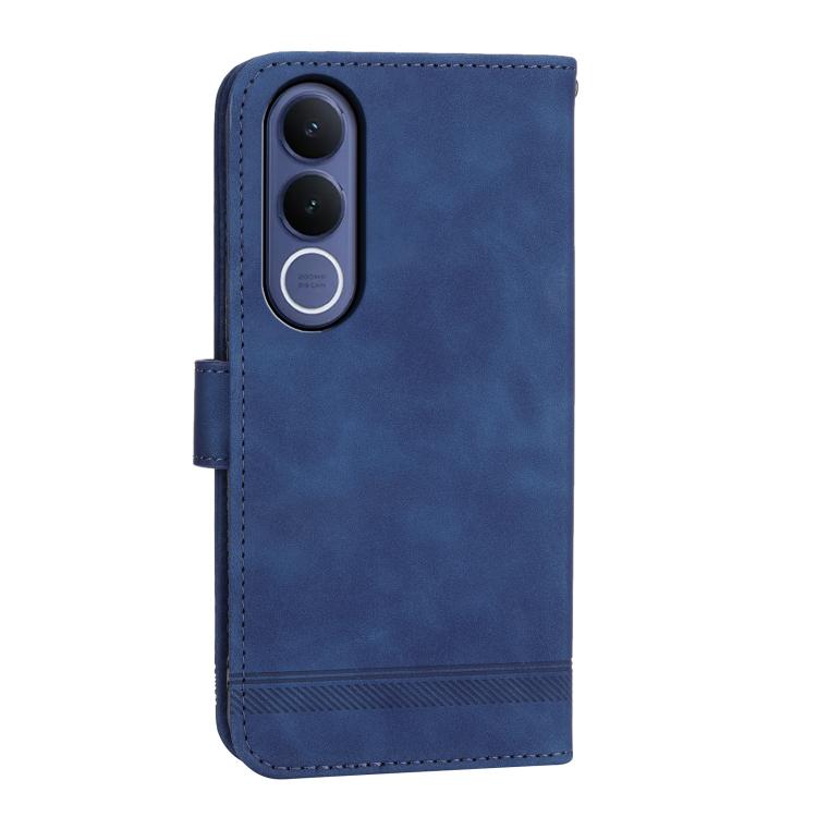 For vivo V70 FE 5G Dierfeng Dream Line TPU Hybrid PU Leather Phone Case