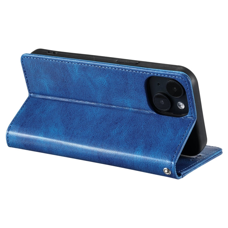 For iPhone 14 Simple 6-Card Wallet Leather Phone Case