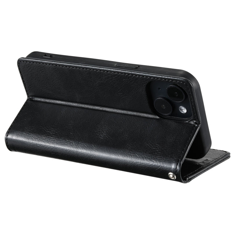 For iPhone 14 Simple 6-Card Wallet Leather Phone Case
