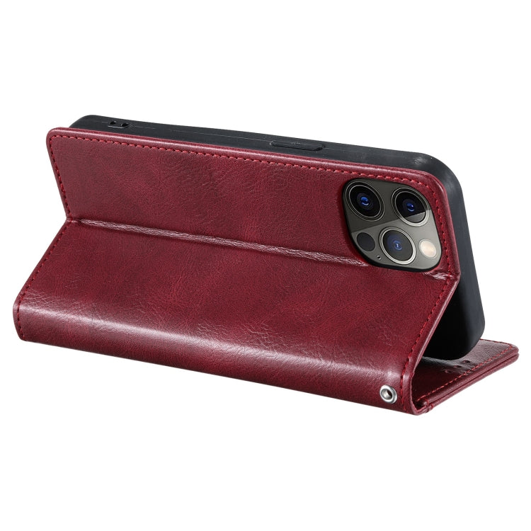 For iPhone 14 Pro Simple 6-Card Wallet Leather Phone Case