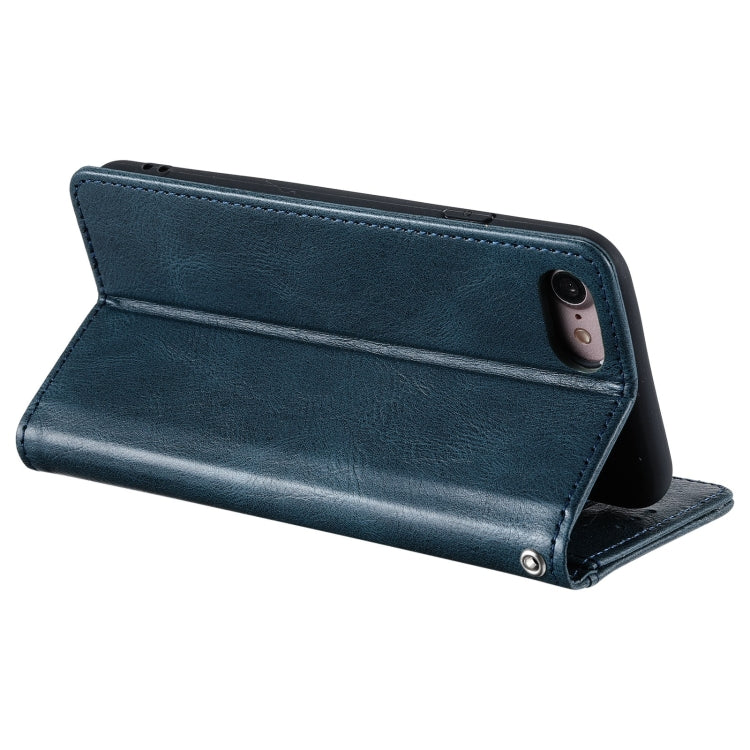 For iPhone 7 / 8 / SE 2022 Simple 6-Card Wallet Leather Phone Case