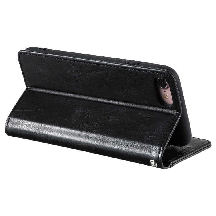 For iPhone 7 / 8 / SE 2022 Simple 6-Card Wallet Leather Phone Case