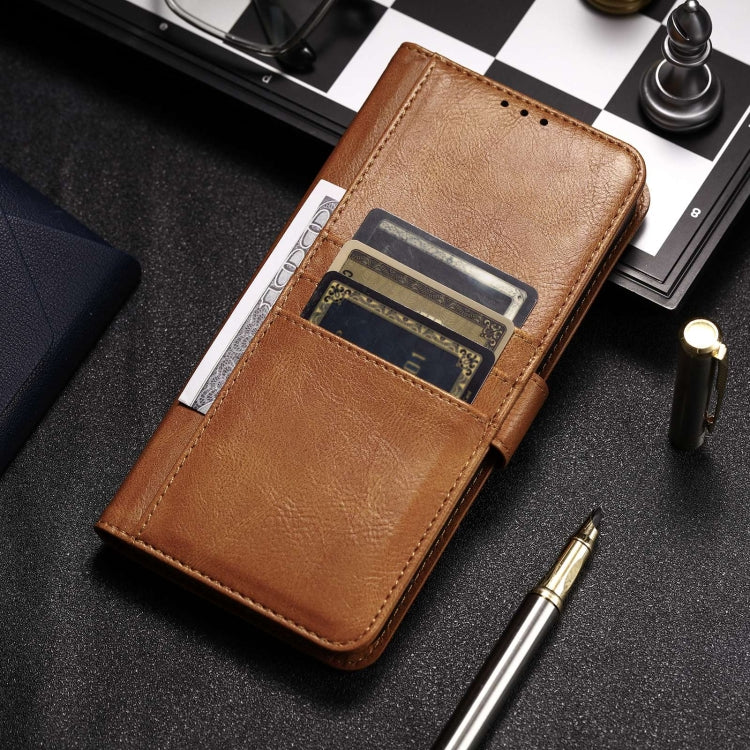 For iPhone 13 Pro Max Simple 6-Card Wallet Leather Phone Case