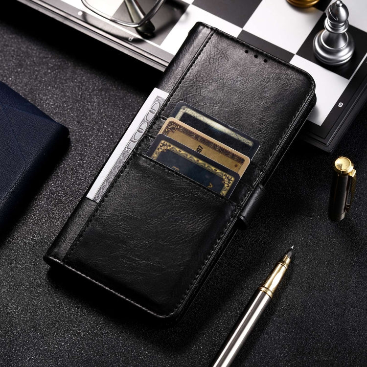 For iPhone 13 Pro Max Simple 6-Card Wallet Leather Phone Case