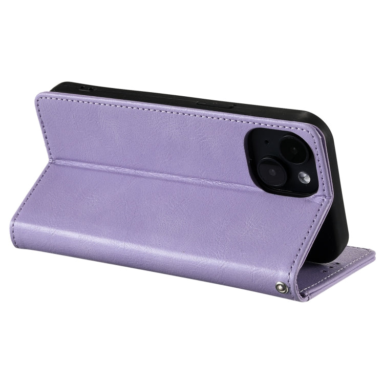 For iPhone 13 mini Simple 6-Card Wallet Leather Phone Case
