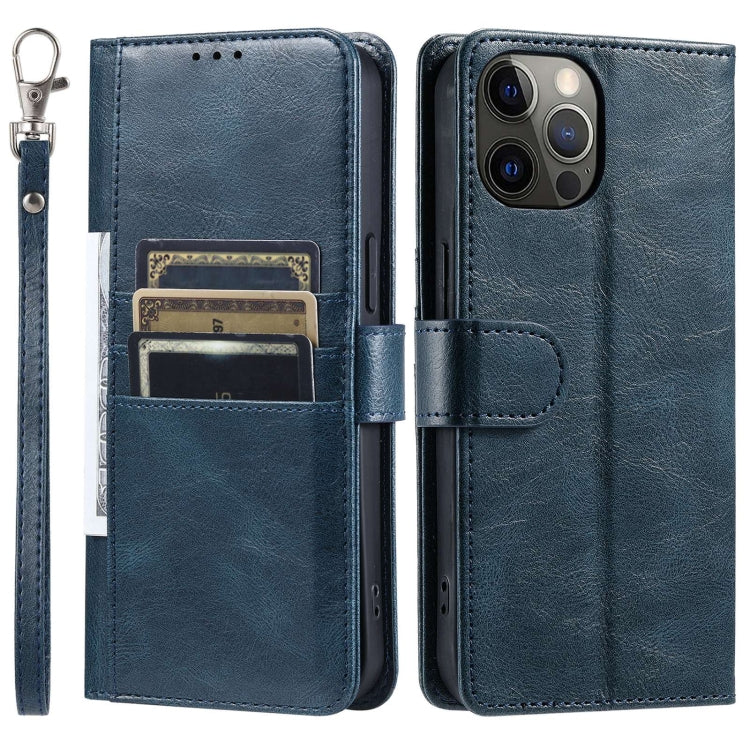 For iPhone 12 / 12 Pro Simple 6-Card Wallet Leather Phone Case