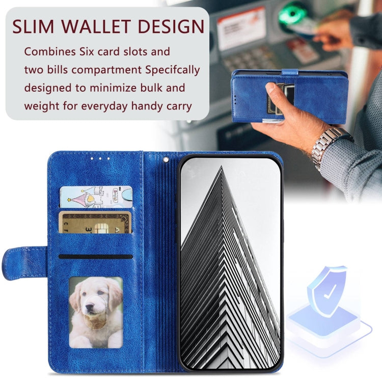 For iPhone 12 / 12 Pro Simple 6-Card Wallet Leather Phone Case