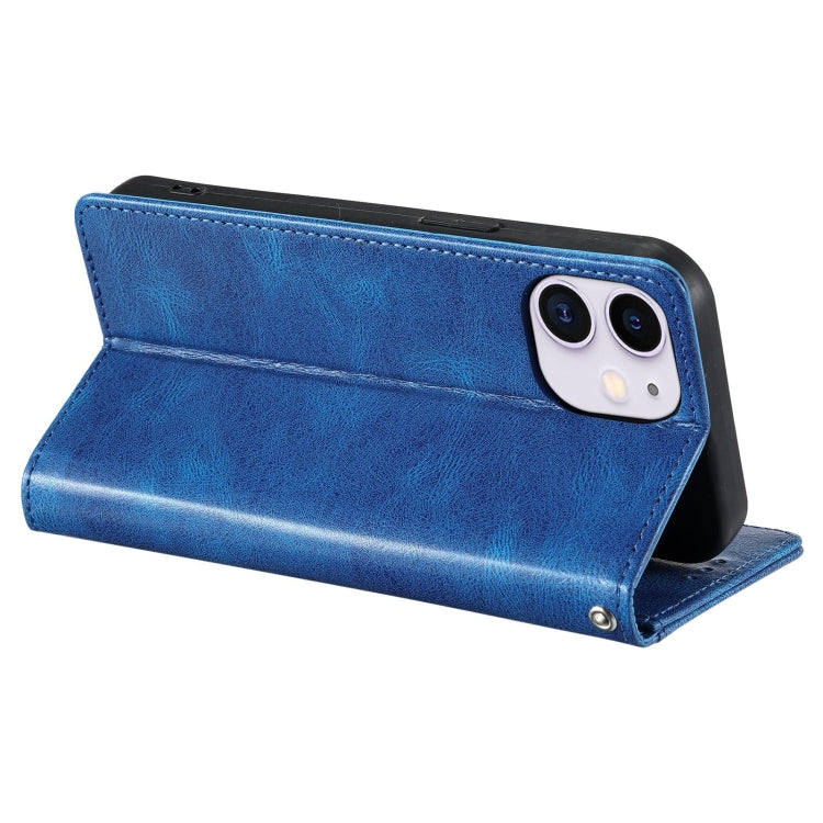 For iPhone 12 mini Simple 6-Card Wallet Leather Phone Case