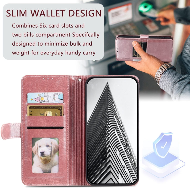 For iPhone 11 Simple 6-Card Wallet Leather Phone Case