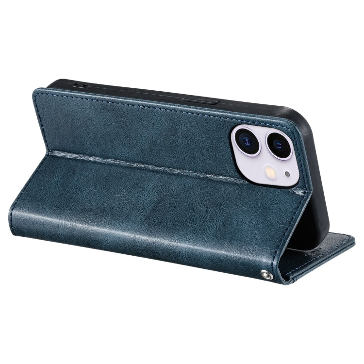 For iPhone 11 Simple 6-Card Wallet Leather Phone Case