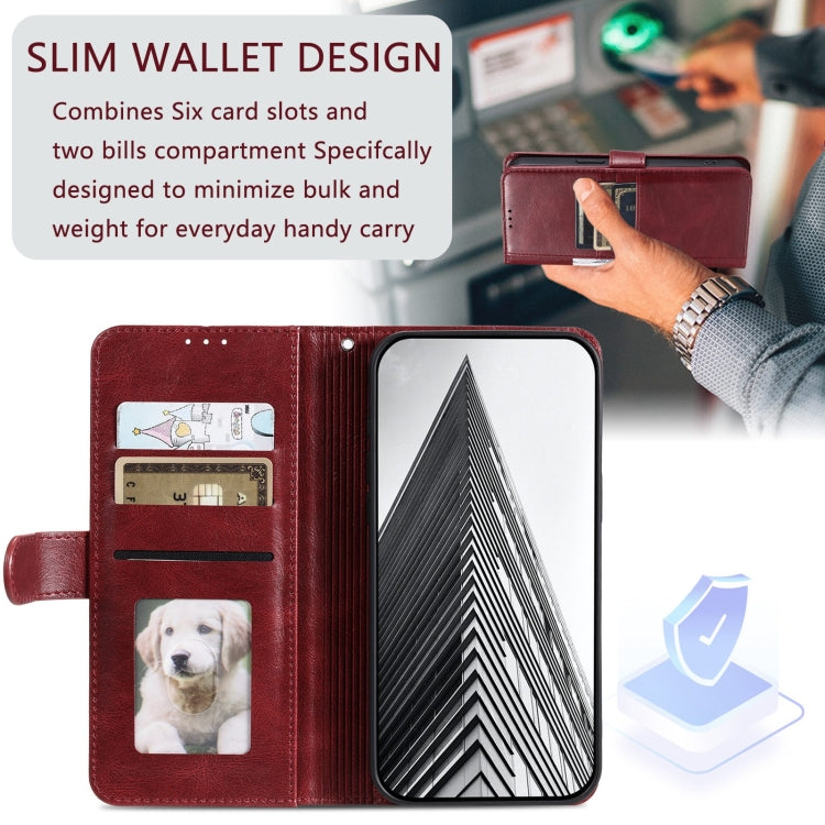 For iPhone 11 Simple 6-Card Wallet Leather Phone Case