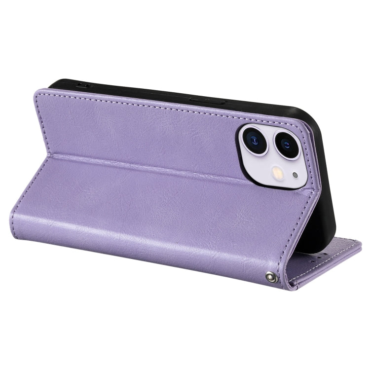 For iPhone 11 Simple 6-Card Wallet Leather Phone Case