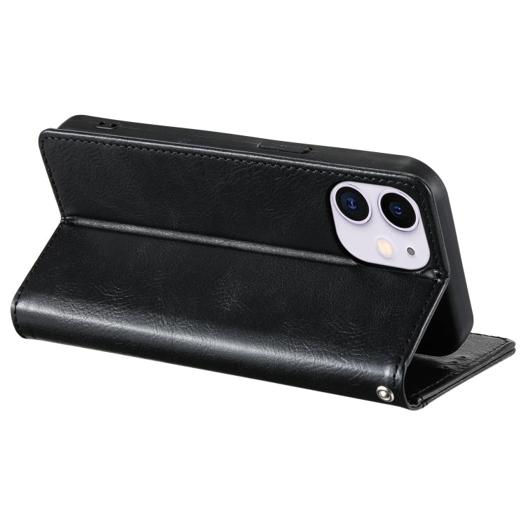For iPhone 11 Simple 6-Card Wallet Leather Phone Case