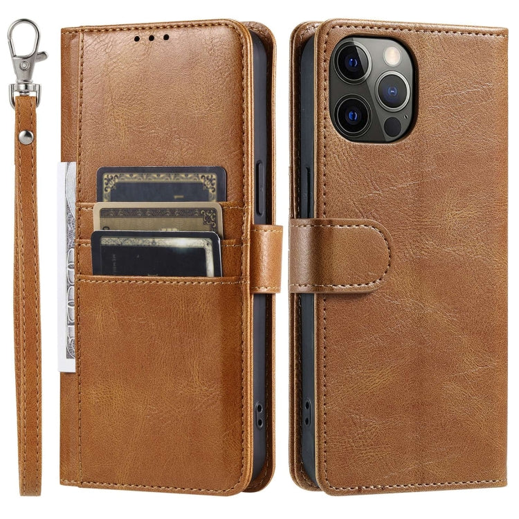 For iPhone 11 Pro Simple 6-Card Wallet Leather Phone Case