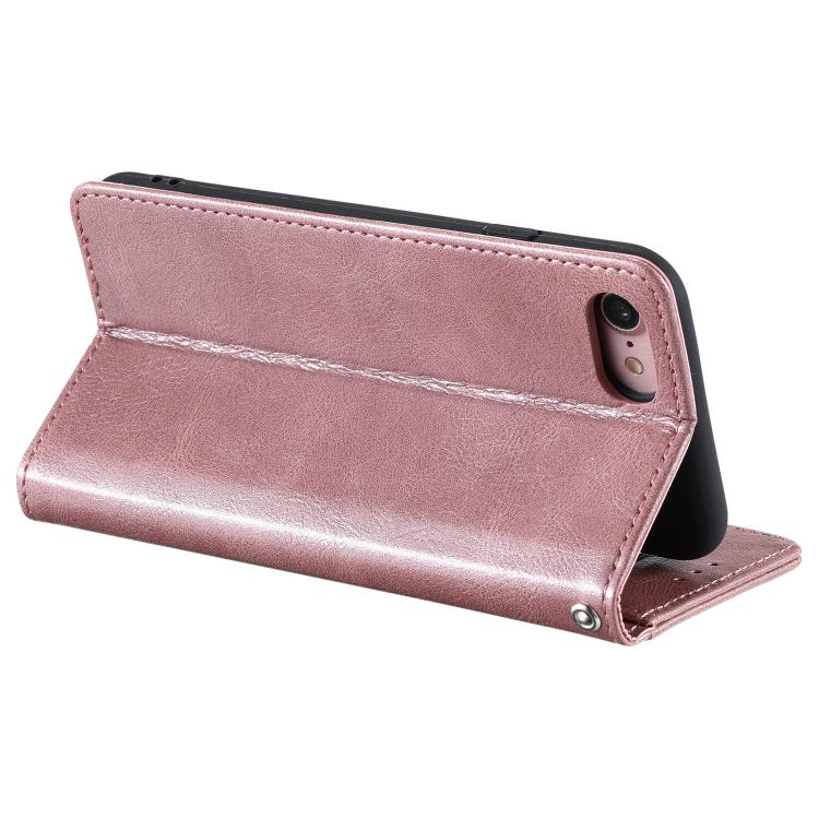 For iPhone 16e / 17e Simple 6-Card Wallet Leather Phone Case