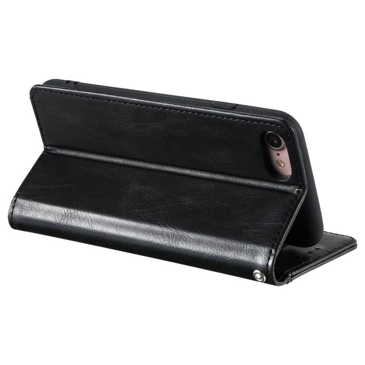 For iPhone 16e / 17e Simple 6-Card Wallet Leather Phone Case