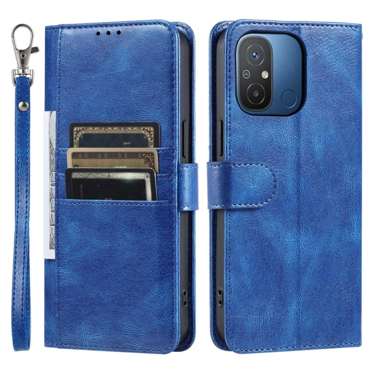 For Xiaomi Redmi 12C / 11A Global Simple 6-Card Wallet Leather Phone Case