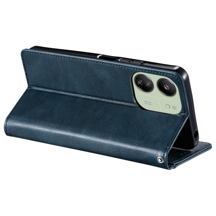 For Xiaomi Redmi 13C 4G/5G Simple 6-Card Wallet Leather Phone Case