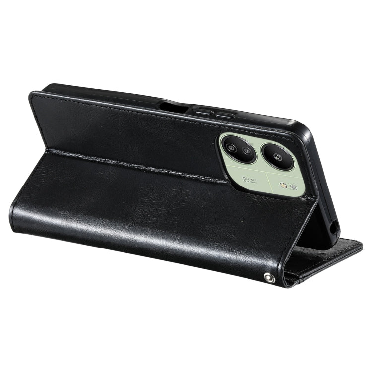 For Xiaomi Redmi 13C 4G/5G Simple 6-Card Wallet Leather Phone Case