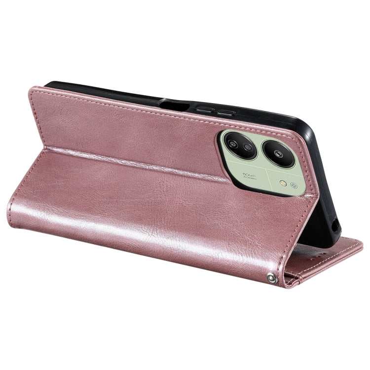 For Xiaomi Poco C65 Simple 6-Card Wallet Leather Phone Case
