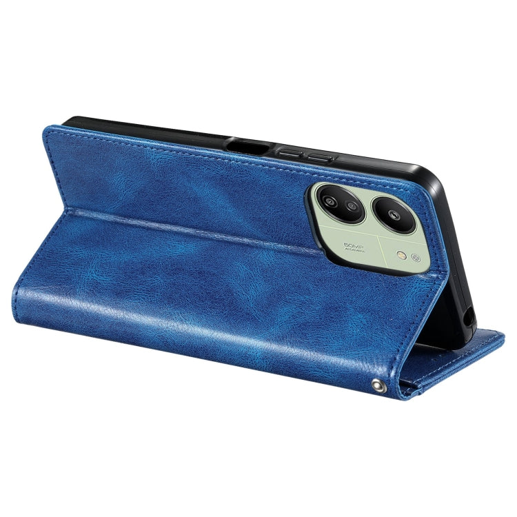 For Xiaomi Poco C65 Simple 6-Card Wallet Leather Phone Case