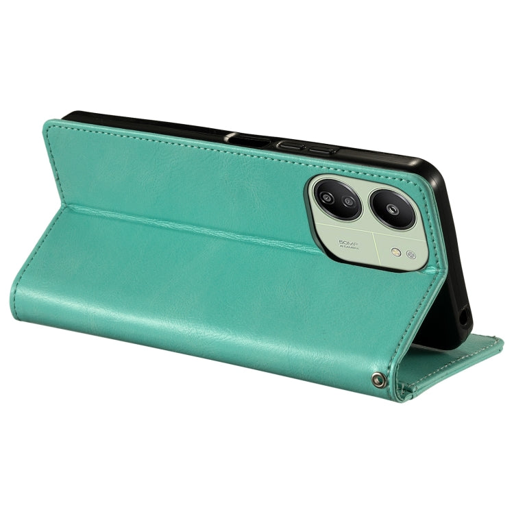 For Xiaomi Poco C65 Simple 6-Card Wallet Leather Phone Case