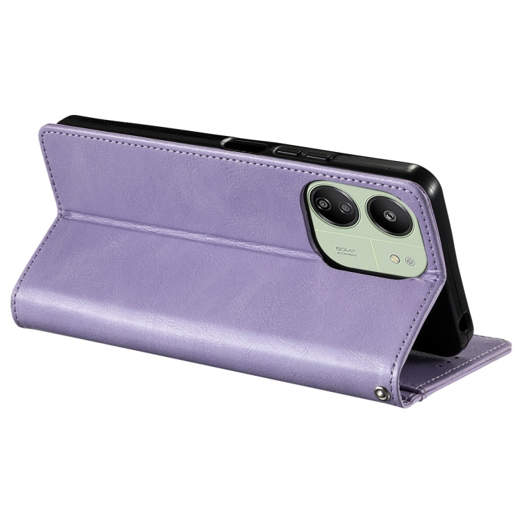 For Xiaomi Poco C65 Simple 6-Card Wallet Leather Phone Case