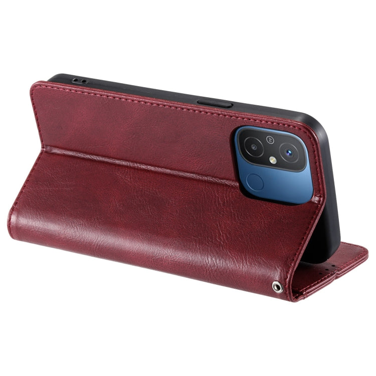 For Xiaomi Poco C55 Simple 6-Card Wallet Leather Phone Case