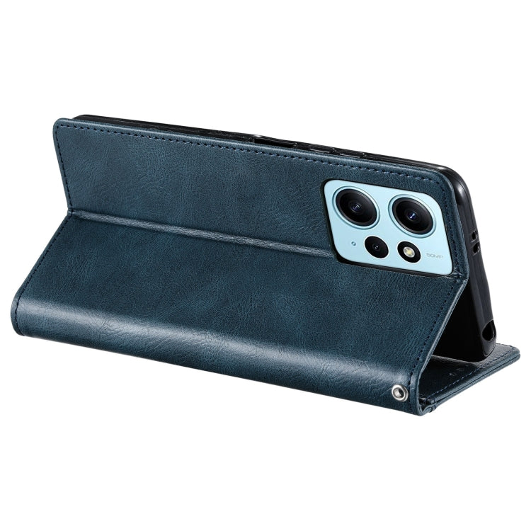 For Xiaomi Redmi Note 12 4G Simple 6-Card Wallet Leather Phone Case
